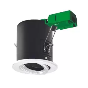Image of JCC Fixed IP20 50W GU10 Twist & Lock Tilt Downlight White - JC94114WH