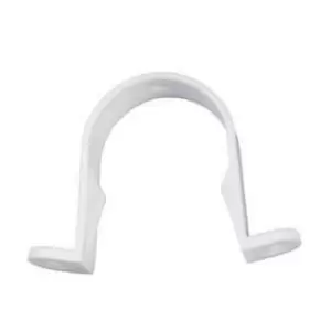 Image of Waste Pipeclip - 40mm - White