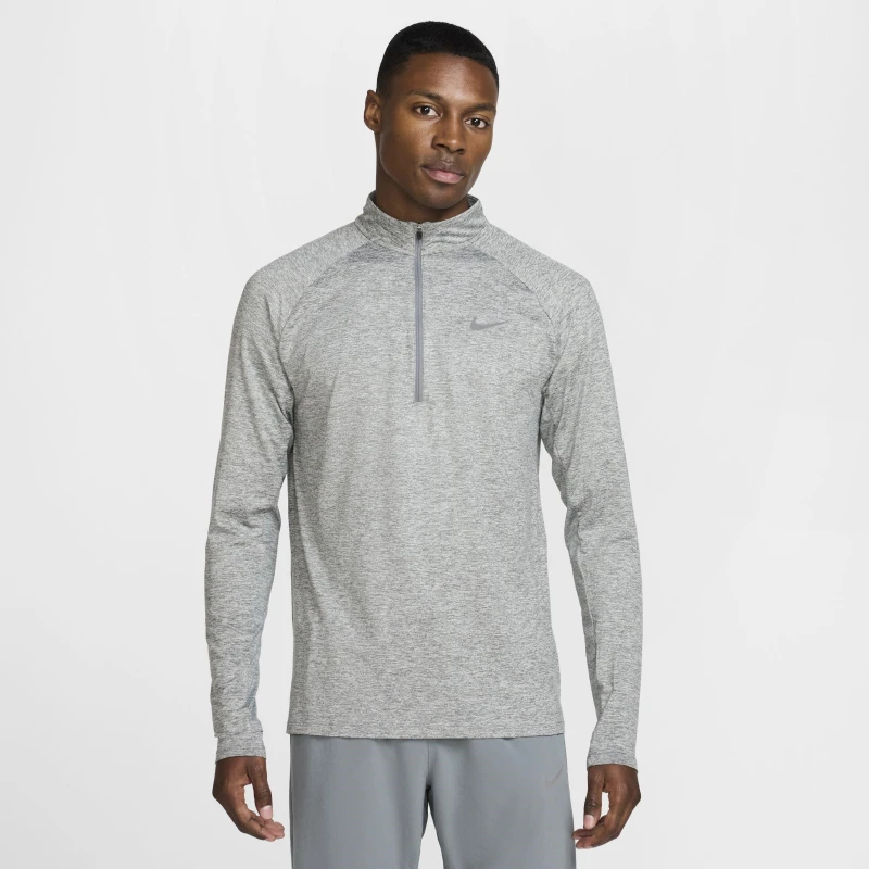 Image of Nike Stride Half Zip Top Mens Grey male S