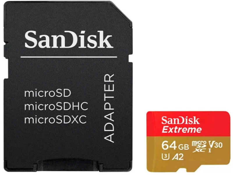 Image of SanDisk Extr+ SDXC 64GB Ad 2yr RescProD
