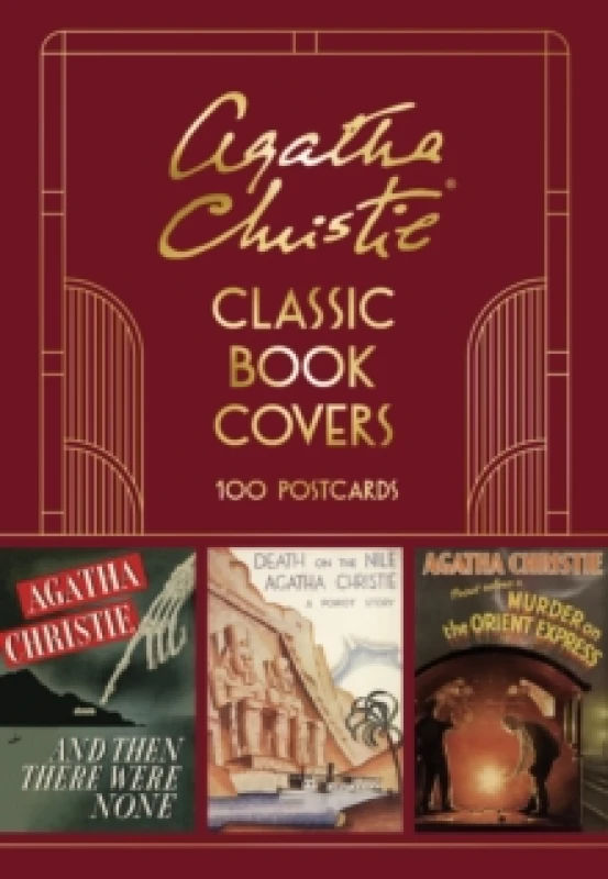 Image of Agatha Christie Classic Book Covers: 100 Postcards Postcard book or pack