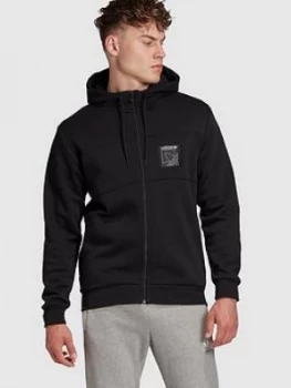 Image of adidas Originals Spirit Icon Full Zip Hoodie - Black, Size XS, Men