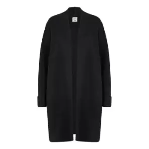 Image of Yumi Black Knitted Long Cardigan - Black