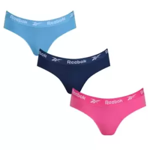 Image of Reebok 3 Pack Carna Briefs Womens - Multi