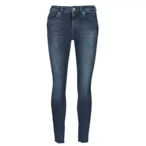 Image of Only ONLBLUSH womens Skinny Jeans in Blue. Sizes available:EU S / 32,EU M / 32,UK 6 / 8,UK 8 / 10,UK 10 / 12