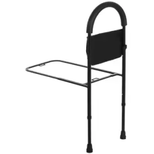 Image of Homcom Steel Bed Assistance Rail 7-height Adjustable W/ Storage Bag Foam Handle