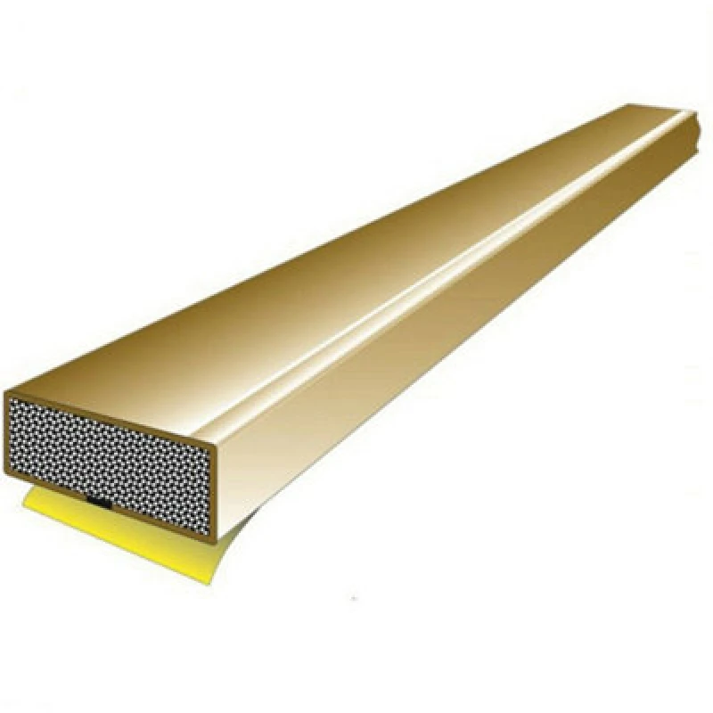 Image of Loops 5 PACK Fire Door Seal Strip 2100 x 15 x 4mm Intumescent Fire Stop Brown Brown