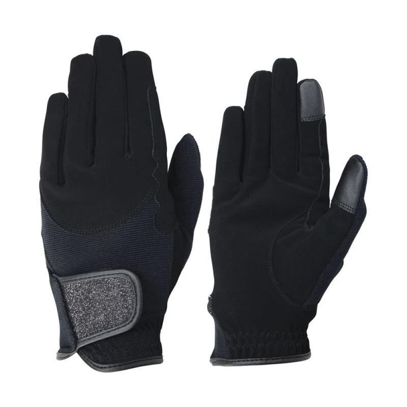 Image of Hy5 Mens Roka Riding Gloves in Black Size: XS Black Male XS