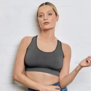 Image of Dare 2b Laura Whitmore Dont Sweat It Sports Bras - Grey