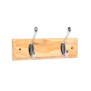 Image of BQ Chrome effect Hook rail H15mm W70mm L228mm