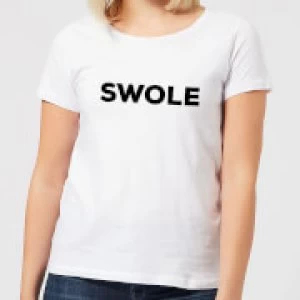 Image of SWOLE Womens T-Shirt - White - 4XL
