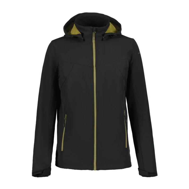 Image of Fleece Softshell Hiking Jacket Icepeak Brimfield Noir Male 54