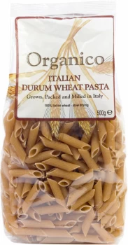Image of Organico Wholewheat Penne Quills - 500g (Case of 12)