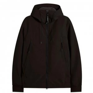Image of CP COMPANY Goggle Softshell Jacket - Black 999