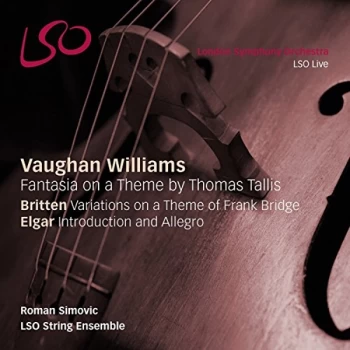 Image of Roman Simovic - Vaughan Williams: Fantasia On a Theme By Thomas Tallis/... CD