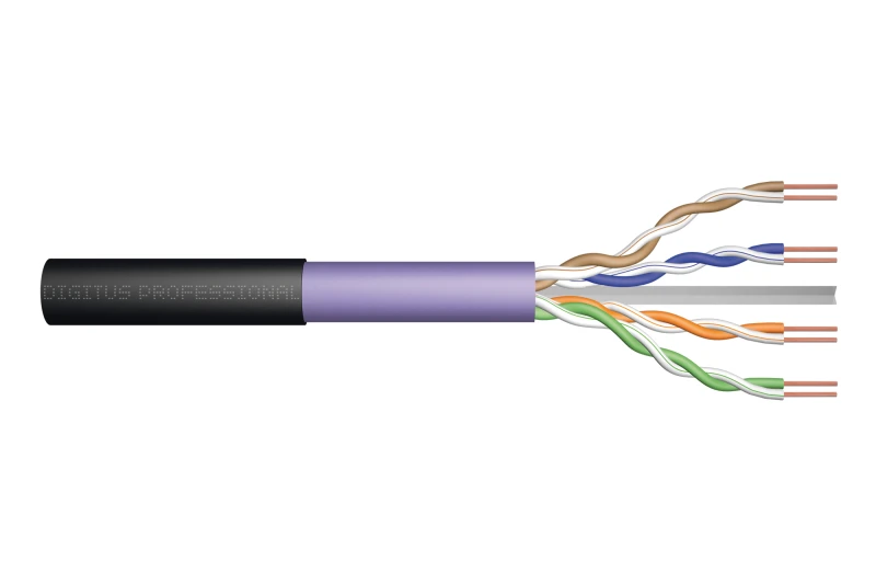 Image of Digitus CAT 6 U/UTP data cable - underground cable. 500 m. simplex. PE