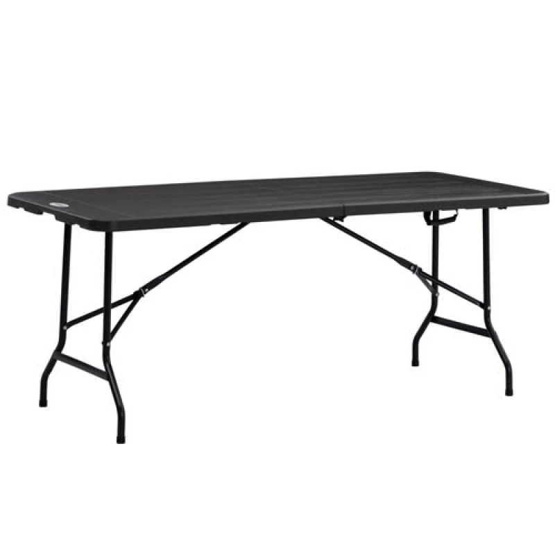 Image of Outsunny Outdoor Dining Table for 6, Folding Garden Dining Table, Grey 84G-004V00CG
