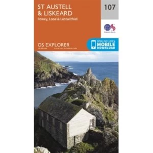 Image of St.Austell, Liskeard, Fowey, Looe and Lostwithiel by Ordnance Survey (Sheet map, folded, 2015)
