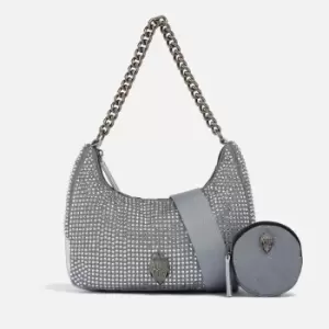 Image of Kurt Geiger London Womens Recycled Multi Cross Body - Grey/Light