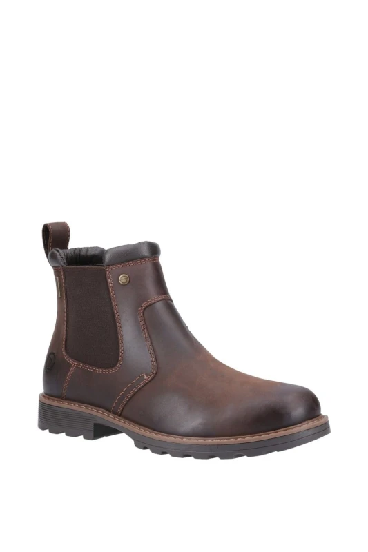 Image of Cotswold Mens 'Leafield' Boots in Brown Size: 8 Brown Male 8