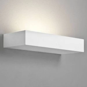 Image of 1 Light Indoor Wall Uplighter White, Plaster, E14