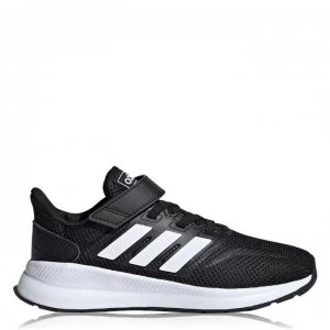 Image of adidas Falcon Shoes Kids - Core Black / Cloud White / Cor