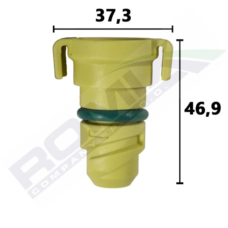 Image of ROMIX C70819 Drain Plug with seal ring, Plastic Plastic Oil Drain Plug,oil pan (593)