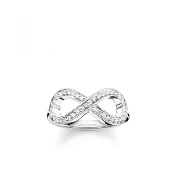 Image of Ladies Thomas Sabo Sterling Silver Size M.5 Glam & Soul Infinity Ring