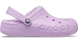 Image of Crocs Baya Lined Clogs Unisex Orchid / Orchid W8/M7