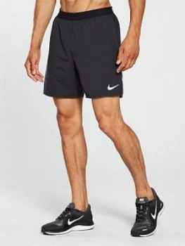 Image of Nike Running Distance 7" Shorts BlackBlack Size L Men
