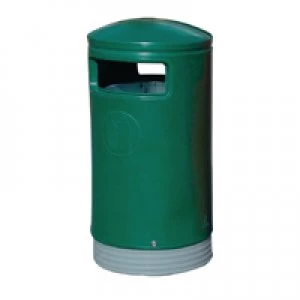 Image of Slingsby Outdoor Hooded Top Bin 75 Litre Green 321771