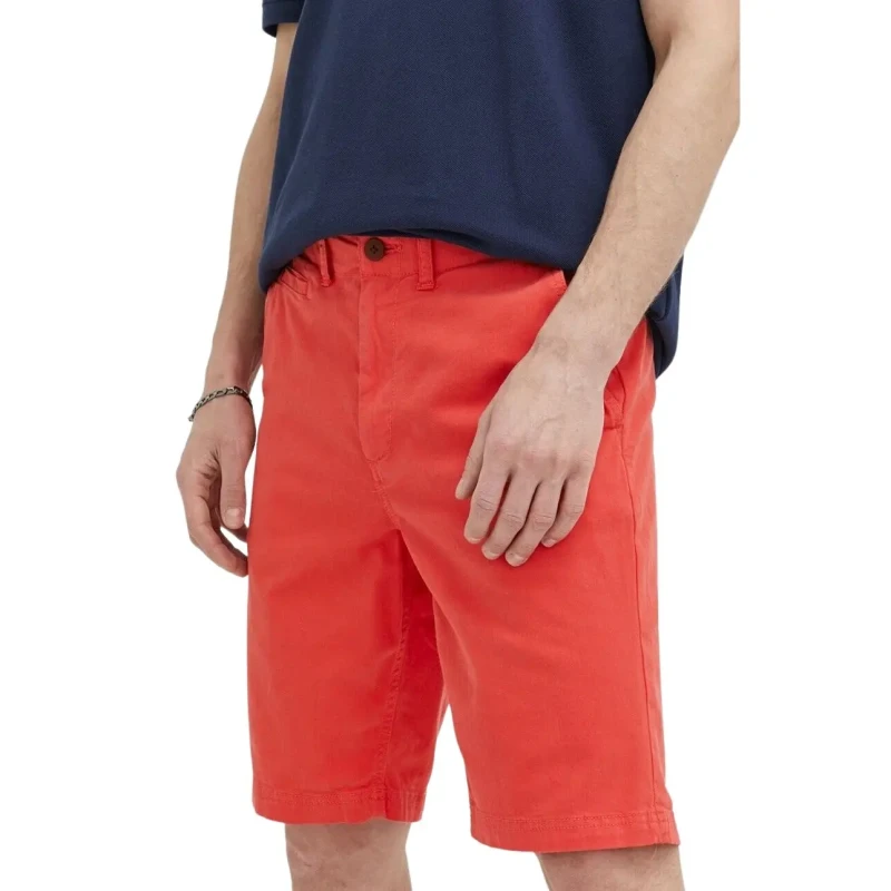 Image of Superdry Chino shorts Superdry Officier Rose Male 30