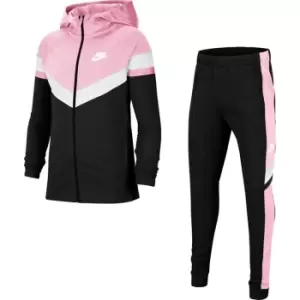 Image of Nike Sportswear Big Kids Tracksuit - Pink