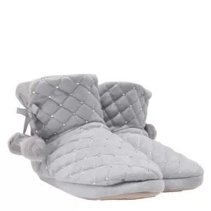 Image of Totes Totes Rhinestone Boots - Grey