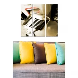 Image of MDF6785664 Multicolor Decorative MDF Painting (3 Pieces)