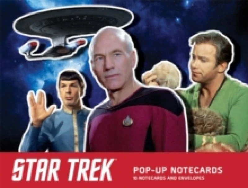 Image of Star Trek Pop-Up Notecards. Hardback. By Chip Carter Books