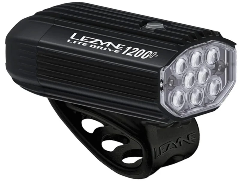 Image of Lezyne Lite Drive 1200+ Front Cycle Light 1200/FRONT Black - Cycles UK