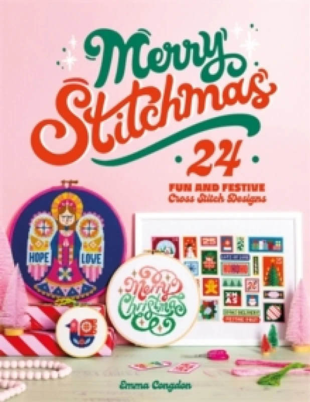 Image of Merry Stitchmas : 24 Fun and Festive Cross Stitch Designs Paperback / softback