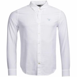 Image of Barbour Mens Oxford 3 Tailored Shirt Sky Medium