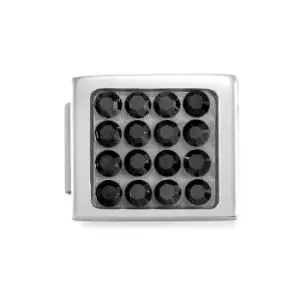 Image of Nomination GLAM Pave Black Crystal Charm