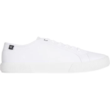 Image of Calvin Klein Jeans Vulcan Canvas Trainers - Bright White