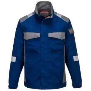 Image of Portwest - FR08RBRS - sz S Bizflame Ultra Two Tone Jacket - Royal Blue