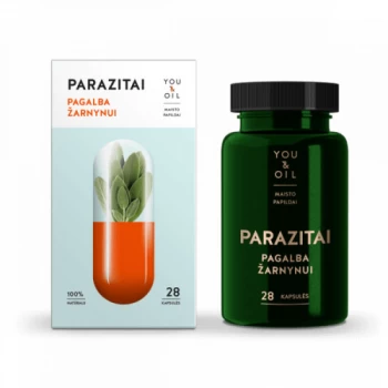 Image of You&Oil Parasites. Cleanse Support Anti-Parasite Food Supplement 28 caps.