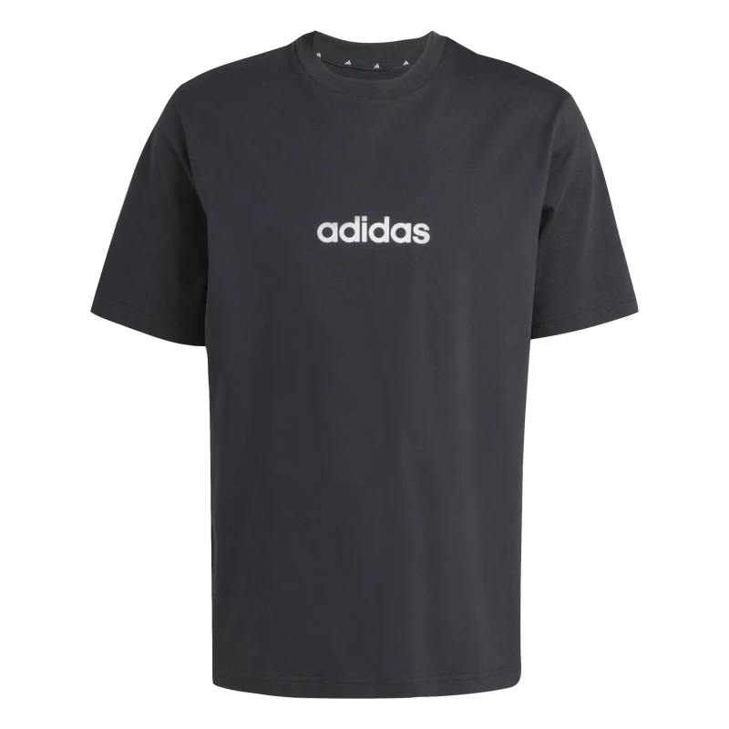 Image of Adidas Simple jersey T-Shirt adidas Essentials Linear Noir Male M