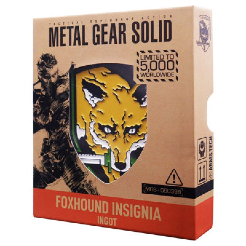 Image of Metal Gear Solid FOXHOUND Insignia Limited Edition Ingot Multi unisex