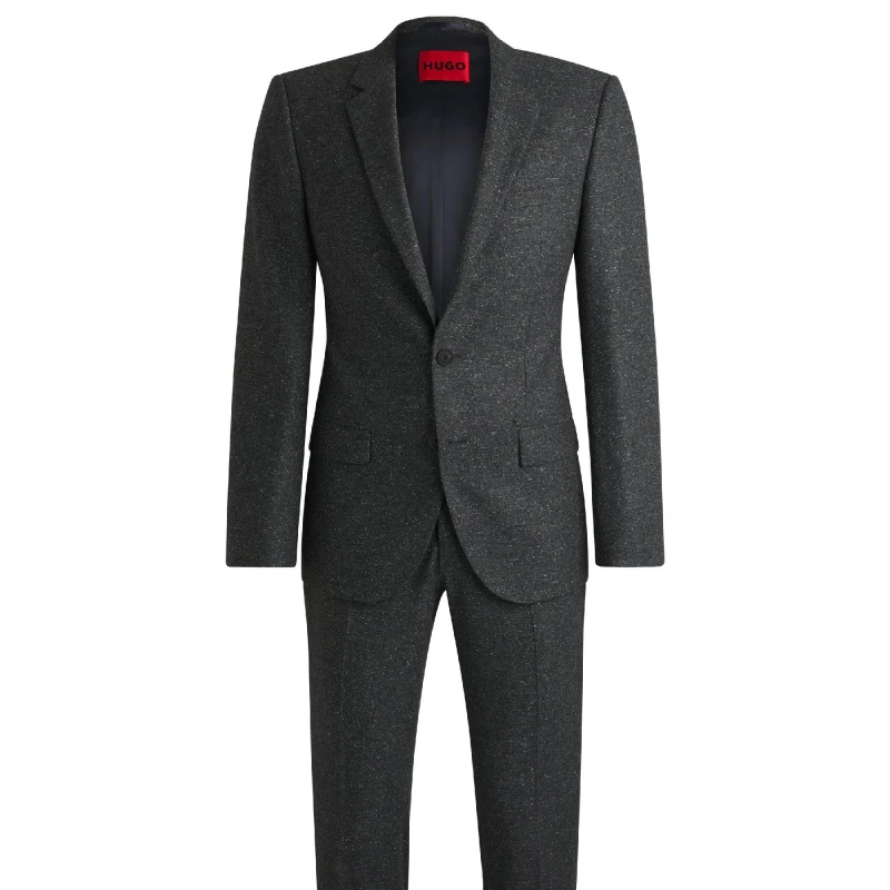 Image of Boss Mens Henry/Getlin232x Suit Open Grey male 36 (46)