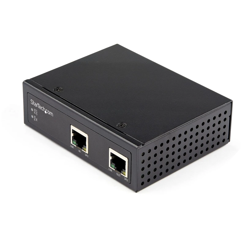 Image of StarTech.com Industrial Gigabit PoE Extender 60W 802.3bt PoE+