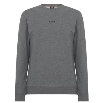 Image of Hugo Boss Weevo 1 Crew Neck Sweatshirt Medium Grey Size M Men