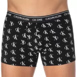 Image of Calvin Klein Ck One Cotton Logo Boxer Briefs - Black S