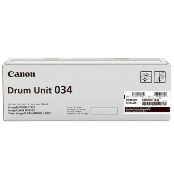 Image of Canon 034 Black Drum Kit - 9458B001 (Original)